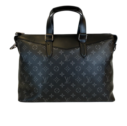 Explorer Briefcase, 990&euro;, Bolso, Negro, Canvas - General, Vista frontal